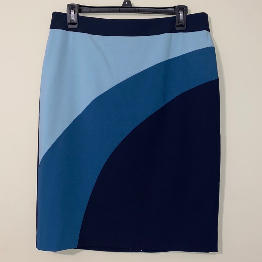 Ann Taylor Factory size 8 women color block skirt